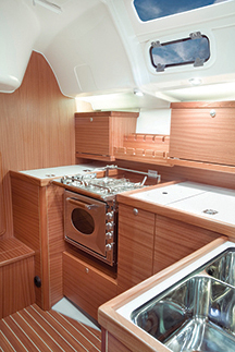 Delphia 40 galley
