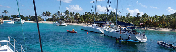 Entrance to Tobago Cays, Petite Bateau