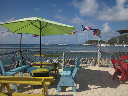 Last bar before the Jungle, Mayreau