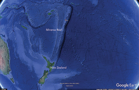 Minerva Reef Chart
