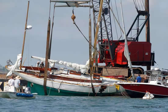 Sailboat Sinks Near Nantucket Harbor After Collision