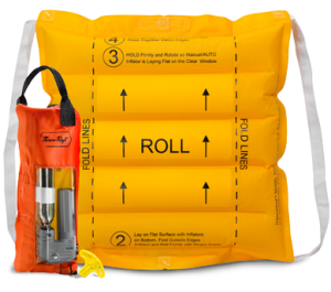 A U.S. Coast Guard-Approved Inflatable Throwable PFD | Cruising Compass