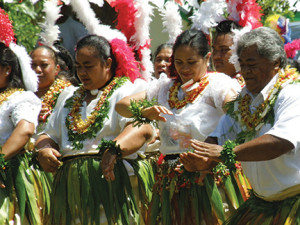 Tongan dancing at Neiafu festival