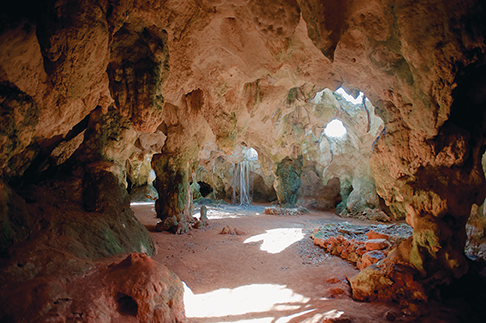 Hamilton caves were home to Lucayan Indians 500 years ago