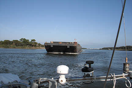 Tug and barge in the ICW