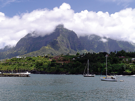 After a 35 day passage from the Galapagos to Marquesas, Hiva Oa was a welcome sight