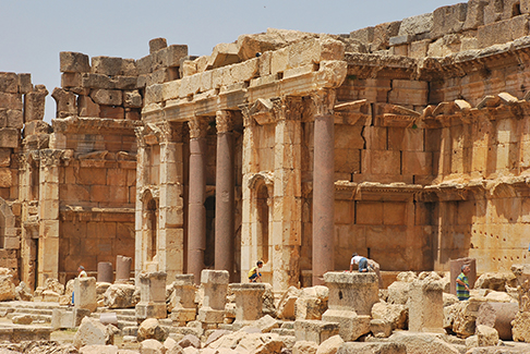 The Roman temples of Baalbeck, in the Bekaa Valley