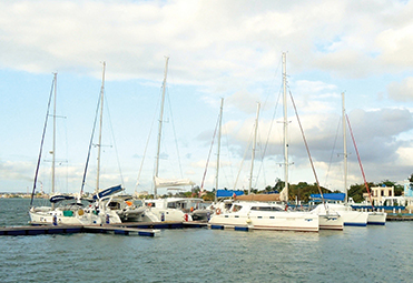 Charter fleet in Cienfuegos