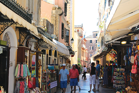 Wandering the streets of Corfu